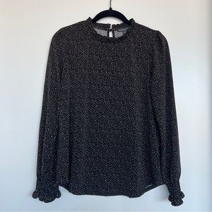 NWT ⋆ Adrianna Papell | Speckled Mock Neck Blouse